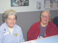 (L to R) Florence Gill and Valerie Lebensohn