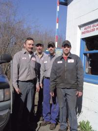 The staff at Mike’s Auto and Towing knows what the lng winter can do to your vehicle.  Salt, slush, grit and grime can take it’s toll. Pictured (L to R) Mike, Doug, Tim and Chris above take a minute to say Hi to their many customers.  We’ll catch up with John and Bob next time.  Remember Mike’s for total car care.