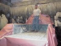 Scott knows the right formula to make your truck bed a lot tougher. Here we see him applying the #1 Sprayed-On Bed Lining on the market today...Rhino Linings. Why not have Scott and the team at Custom Auto Detailing see what they can do for your truck bed, ATV or RTV, then you can drive away knowing that you are protected by the best for years to come.