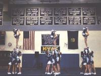 Above: Varisty Cheerleaders - Kim Worley, Ashley Bushell, Amber Braun, Whitney Denny, Alexis LaBerge, Heather Marcelle, Gracie Lange, Lily Maxham, Ali Predom, Kelli Cogger, Belinda Hall, Jenny Johnson, Lilli Allen, Jacky Schoonmaker, Allyson Kilbride, Dana O’Brien. Junior Varsity Cheerleaders - April Karzmarczyk, Anna Hamer, Michelle Stark, Aaron Clodgo, Katee Ingram, Maria Thompson, Chelsea Barrows.