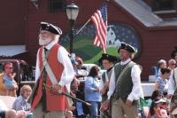 Area reenactors help parade viewers remember the roots of American Independence during Bristol’s 4th of July celebration last week.