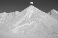 The piles of crushed stone, ready for trucking (or rail shipment) to Florence, are impressive little mountains themselves.