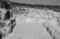 There might be enough marble for 100 years in this quarry, though taking it out could get steep enough to need a conveyor by the end.