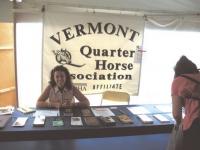 Shannon Warden was on hand at Bourdeau Bros. Equine Round Up to talk about the Vermont Quarter Horse Association. Shannon is the organization’s president.