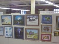 Some featured local artists work at Kenndy Brothers in Vergennes.