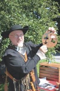 Educational Presenter Don Thompson provides first hand account of 17th century century life in the colony of New France. Seen here as explorer Samuel de Champlain, he reminded us all of the upcoming 400th anniversary of Champlain‚s discovery of the lake that bears his name.