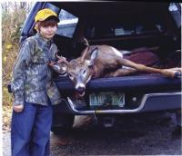 This is Hunter Dragon’s first deer and his first year hunting with Grandpa Mike Dragon. Hunter scored during youth deer hunting weekend.  