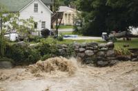    2008 was the summer of heavy rain, wind and flash flooding. Above the Middlebury River washed out roads and raised the level of Lake Dunmore to records.