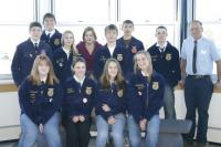 The countless students who have passed through his
FFA chapters have learned valuable lessons about plant
& soil science, animal husbandry and judging, self-
esteem, and public speaking.