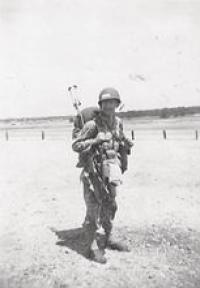 Martin Casey as a soldier.