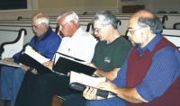 Joined in song, the group has fun and loves to share its passion for music.