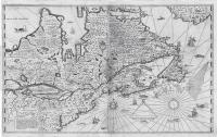 As much a map maker as an explorer, this part of Champlain’s 1632 Map of New France offers a glimpse into early life in the region, both European and Native tribes.
