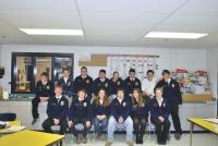 Front row: G. Buck, J. Vorsteveld, AJ Smith, G. Grant, S. Marzalkowski, E. Evarts
Back row: P. Smith, T. Patterson, D. Hawkins, P. McDurfee, G.Bicknell, A. Delisle, B. Rao, N. Fleming
