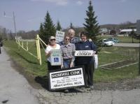 Inset: Shorewell Clinic Staff: Judy Sperry, RN; Margaret Korda, LPN; June Proudy, Office Manager and Dr. Allan Curtiss.
