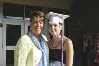 Tammy Lumbia and her daughter Taylor.  Taylor is a member of the National Technical Honor Society & VUHS 2010 Graduate.