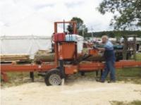 Hal running mill, sawing log