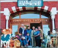 Last year’s hardworking team from Town Hall Theater’s Fabulous Flew Market, which will be held this year on Saturday, September 18, from 9am until 2pm.   To make a donation, sign up as a vendor, or make an inquiry, call 388-8268. 