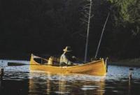 The 16 foot cedar guideboat is a testimony to the ingenious design and durability of the Adirondack Guideboat and its unique blend of functional, flexible and speed.