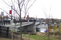 The long awaited Cross Street Bridge opened with plenty of fan fare, political candidates and public officials. A spectacular fireworks show was watched by hundreds and the rain held off, as if on-cue. The bridge was officially opened as of October 30th, 2010.
