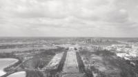 Gazing out from the top of the 555 feet tall Washington Monument, this student captured the view to Lincoln’s Memorial and buildings spanning both sides of the icy reflecting pool.