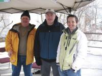 Mike, Pete & Chris respresented the Middlebury Police Dept. in the chili contest.