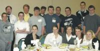 HCC student participation at the Vermont SkillsUSA contest last week.
Front Row, seated L to R: Nina Edson, Nicki Thompson, Rita Wells, Health Career Instructor, Jamie Brands and Alix Bradley
Back Row, standing L to R: Jessica Laughlin, Fred Little, Automotive Technology Instructor, Chris Simard, Chef Woody Danforth, Culinary Arts Instructor, Dylan Lanpher, Michael Kane, Construction Technology Instructor, Josh Clark, Austin Quesnel, Andrew Spooner, Justin Genova, and Mike Sabourin.