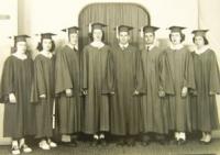 The Shoreham High School Class of 1950 looked formal on graduation day and just as chipper on July 2nd as several members joined in the reunion festivities.