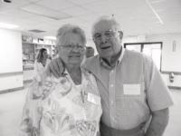 For Randall Wisell (Class of 41) and Pat Wilcox ( Class of 42) , the sixty years following their graduations from Shoreham High School took them in different directions and led them to raising families. Both widowed, the pair are now a couple and attended the July 2 Shoreham High School Reunion together coming full circle after their meeting again about three years ago.