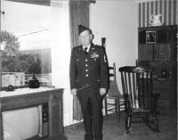 If you were looking for Bob on Memorial Day he was at the parade, in uniform, saluting Old Glory as she passed by.