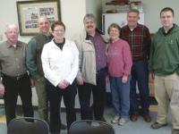 Pictured above: John Hendy, Michael Hendy, Judy Austin, Scott Bair, Chris, Rocky and Andy Giroux 
