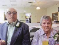 Olin and Eunice Flynn at their 65th celebration