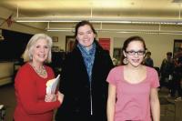 Debbie Malmros -Director, Christine Heagy -Costume Designer and Charlie Buckles -student stage manager.