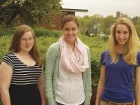 Left to right, Marissa Jochum, Casey Jones, Mary Langworthy