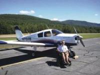 Flying above Addison County is another of Kyle's favorite summer activities! 