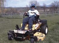 Kyle starts the countdown to mowing season in March and can't wait to mow his family acre into precise rows!