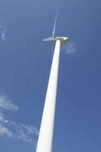 100 kilowatt wind turbine generator at Audet Farm in Bridport