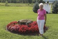 Gardening at her Addison County home is just one way Betty keeps connected to the land and very busy.