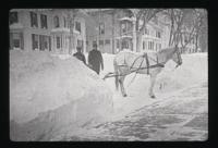 With winter snows piling up high, the horse and sleigh remained one of the safest modes of travel. Many an Addison County resident can share stories of holiday rides