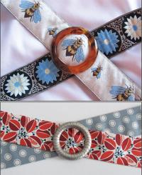 Think spring and check out these belt designs from Addison County resident Kate Martin. 