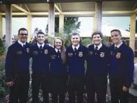 MaKayla Davis at the Big E during her State President internship with state presidents from other states.