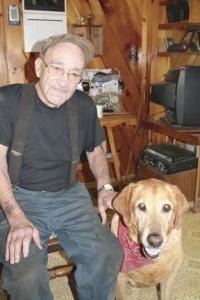 Francis Warner and Jake are enjoying summer and upcoming backhoe jobs.