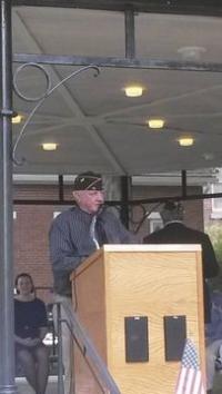 Newly elected Vergennes American Legion Commander Paul Paquin served as the Master of Ceremonies for the Memorial Day events in the Little City following the annual parade.