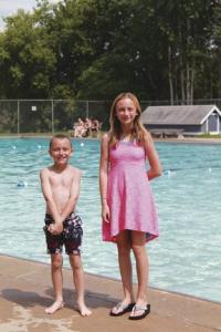 Jordan Kimball (Age 11) and Tyler Kimball (8) have been coming for over five years and would not miss a summer day at the pool!