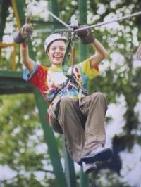 Siobhan Haggett learned more than how to use a zip line by attending the RYLA camp. She learned a lot about her self and boosted her self-confidence about her leadership skills! 
