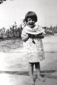 Watermelon, summer and fun! What more could three year old Lois want than to spend time in Connors, Georgia on her uncle’s cotton plantation.