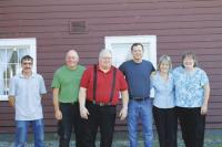 Standing together in front of the barn that continues to serve Addison County and the Champlain Valley's furniture needs are Scott Delorme, Shawn Thomas, Bub Crosby, new owner Peter Stevens, Belinda Curler and Meg Crosby. The deal is official and starting October 1st, Bub's Barn became Big Barn Home Center!
