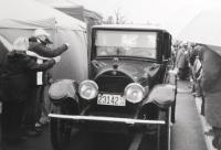 Sharing his passion for antique cars in parades and events always brings a smile to people faces and an even bigger one for Bucky.