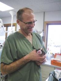 Dr. Mark Basol of Vergennes 
Animal Hosptial.