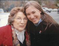 Ruth's home and kitchen were a haven for generations of love children and she taught Sunday school for close to fifty years.  Seen here with her granddaughter, Ruth is proud to have passed on be kind to others to literally hundreds of children.