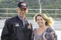 Ron White and his life long partner Debby Eddy At Devil’s Bowl Speedway.